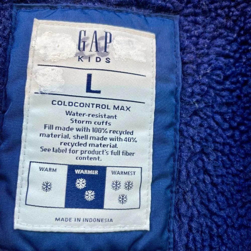 Gap Navy Boys Coat Size L